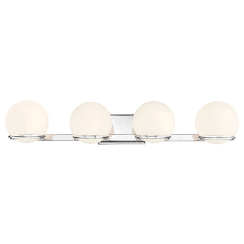 Hollywood Nights Chrome LED Bathroom Light by Minka Lavery