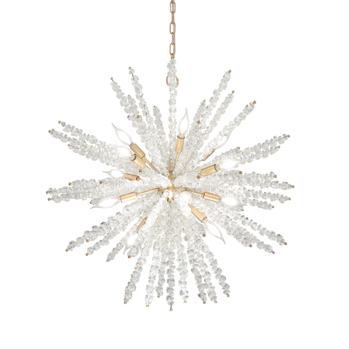 Aisi 12-Light Pendant in Fawn Gold by Metropolitan Lighting