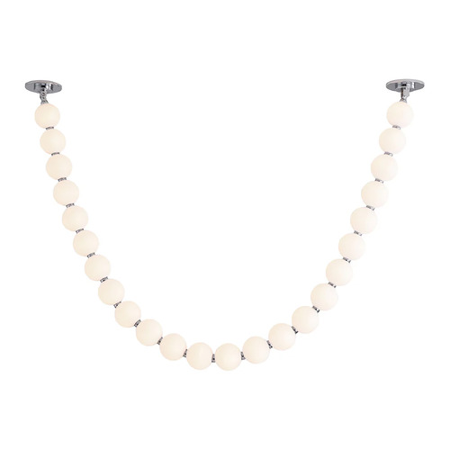 Alora Lighting Akoya Chrome LED Pendant Light with Globe Shade