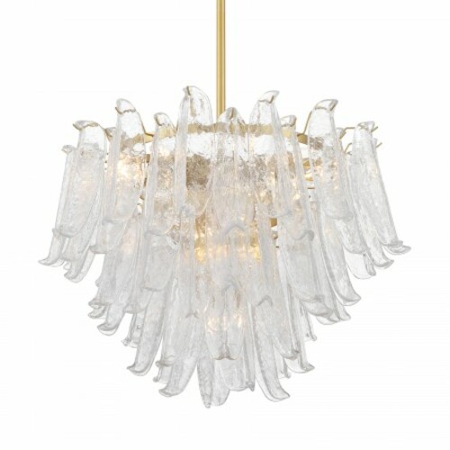 Metropolitan Lighting Regent 13-Light Chandelier in Legacy Brass by Metropolitan N1998-732