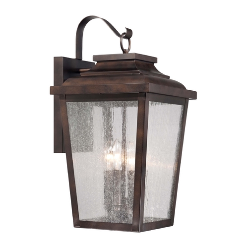 Minka Lavery Seeded Glass Outdoor Wall Light Bronze by Minka Lavery 72173-189