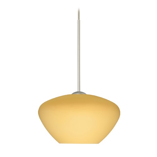 Besa Lighting Peri Satin Nickel Mini-Pendant Light