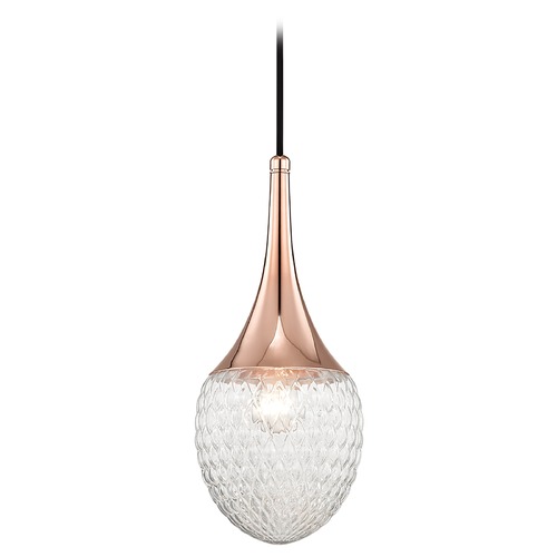 Mitzi by Hudson Valley Bella Pendant in Copper by Mitzi by Hudson Valley H114701A-POC