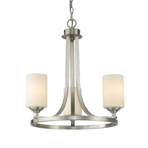 Z-Lite Bordeaux Brushed Nickel Chandelier by Z-Lite 435-3BN