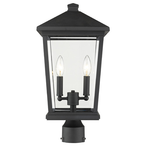 Beacon Black Post Light by Z-Lite