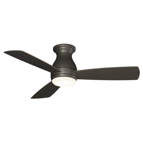 Fanimation Fans Hugh 44 Matte Greige LED Ceiling Fan with Light