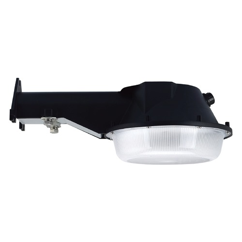 25W LED Black Wall Mt Parking Lot/Area Light with Photocell 4000K by Nuvo Lighting