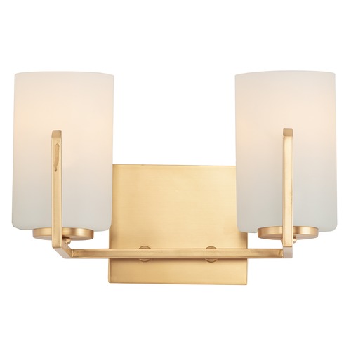 Dart Satin Brass Bathroom Light by Maxim Lighting