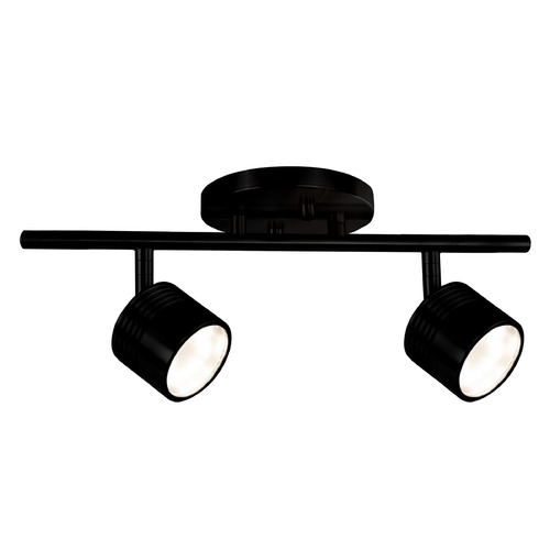 Kuzco Lighting Lyra 2-Light Fixed LED Track in Black by Kuzco Lighting TR10015-BK