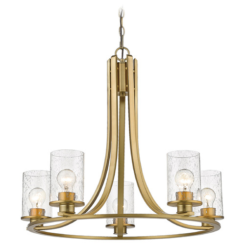 Z-Lite Beckett Olde Brass Chandelier by Z-Lite 492-5OBR