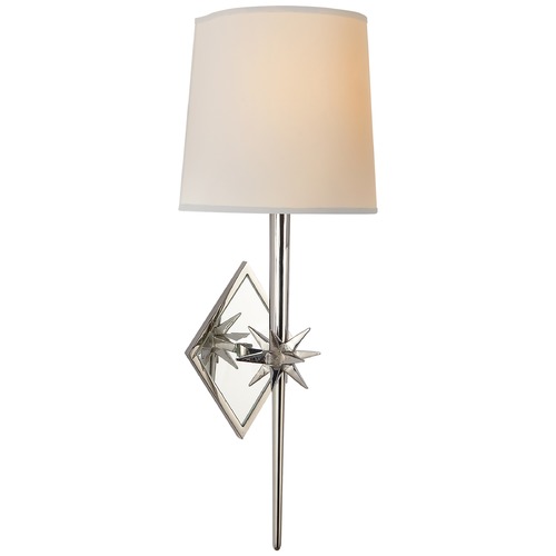 Visual Comfort Signature Collection Ian K. Fowler Etoile Sconce in Polished Nickel by Visual Comfort Signature S2320PNNP