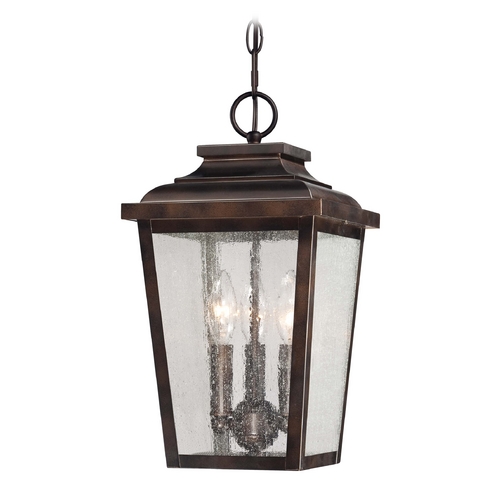 Minka Lavery Seeded Glass Outdoor Hanging Light Bronze by Minka Lavery 72174-189