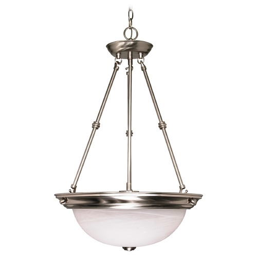 15-Inch Pendant Brushed Nickel by Nuvo Lighting