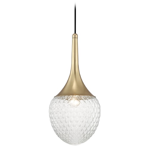 Mitzi by Hudson Valley Bella Pendant in Brass by Mitzi by Hudson Valley H114701B-AGB