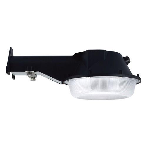 25W LED Black Wall Mt Parking Lot/Area Light with Photocell 5000K by Nuvo Lighting