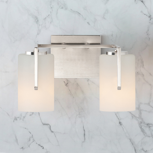 Dart Satin Nickel Bathroom Light by Maxim Lighting