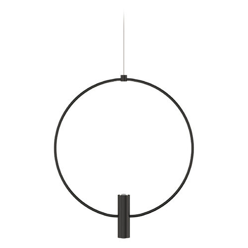 Visual Comfort Modern Collection Visual Comfort Modern Collection Layla Nightshade Black LED Pendant Light 700FJLAY13B-LED930