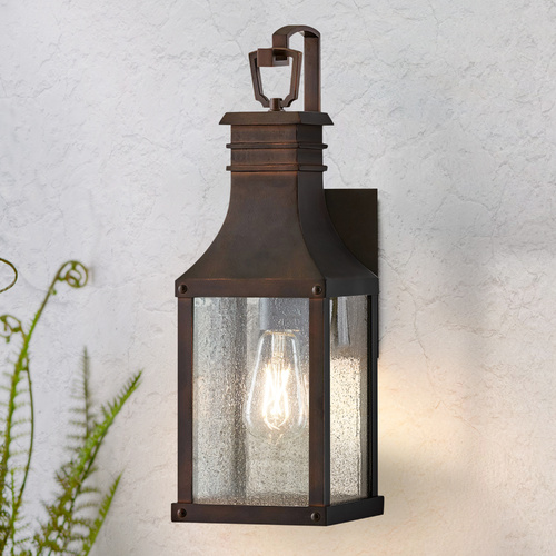 Beacon Hill 18-Inch Blackened Copper Outdoor Wall Light by Hinkley Lighting