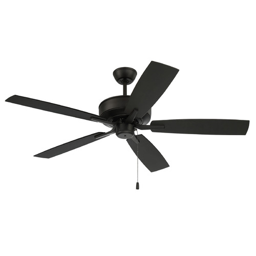 Craftmade Lighting Outdoor Pro Plus 52 Flat Black Ceiling Fan by Craftmade Lighting OP52FB5