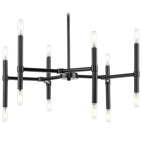 Progress Lighting Progress Lighting Arya Matte Black Chandelier P400339-31M