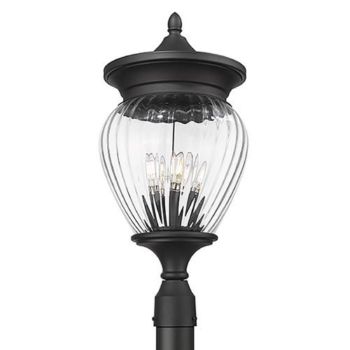 Z-Lite Davina Black Post Light