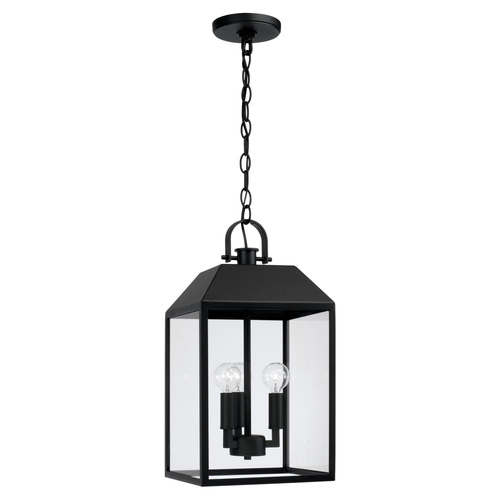 Capital Lighting Nelson Black Outdoor Hanging Light