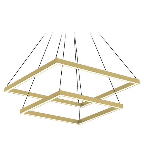 Kuzco Lighting Piazza Brushed Gold LED Chandelier