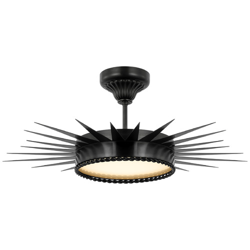 Studio Bronze White Glass Medium Pendant Light