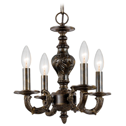 Crystorama Lighting Paris Market Venetian Bronze Mini-Chandelier