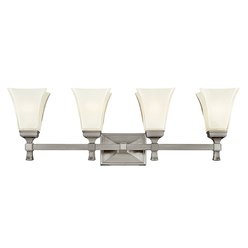 Hudson Valley Lighting Kirkland 4-Light Bath Light in Satin Nickel by Hudson Valley Lighting 1174-SN