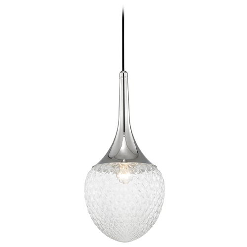 Mitzi by Hudson Valley Bella Pendant in Polished Nickel by Mitzi by Hudson Valley H114701B-PN