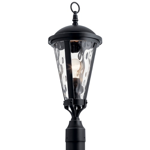 Kichler Lighting Cresleigh 23.50-Inch Outdoor Post Light in Black by Kichler Lighting 49237BSL