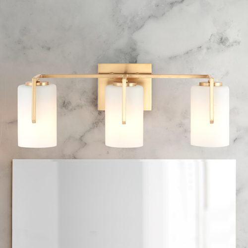 Dart 21.25-Inch Bath Light in Satin Brass by Maxim Lighting