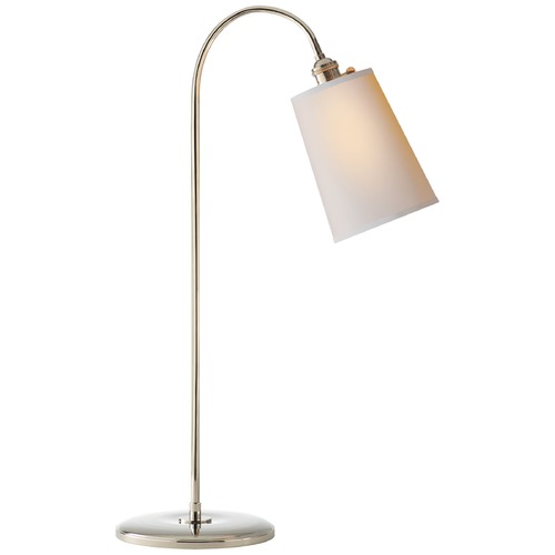 Visual Comfort Signature Collection Thomas OBrien Mia Table Lamp in Polished Nickel by Visual Comfort Signature TOB3222PNNP