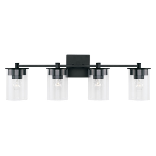 Mason 29.5-Inch Vanity Light in Matte Black by HomePlace Lighting