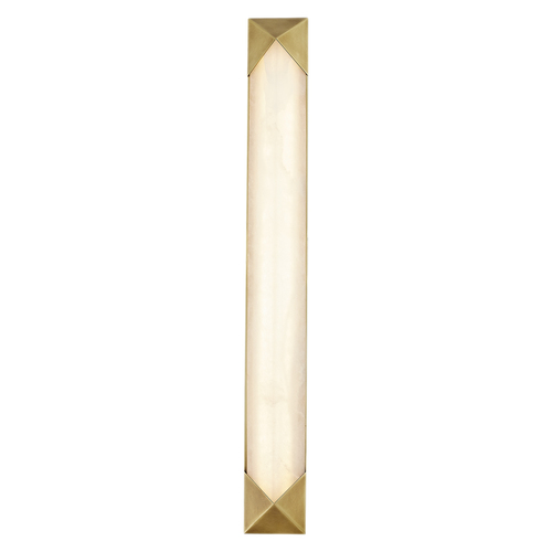 Alora Lighting Alan Pepin Caesar Vintage Brass LED Vertical Bathroom Light