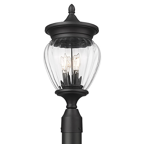 Z-Lite Davina Black Post Light