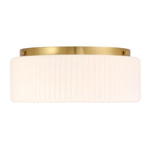 Savoy House Lighting Edgemont Warm Brass Flushmount Light