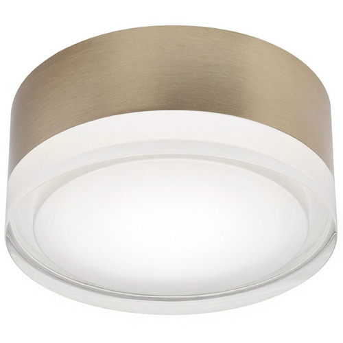 Afx Lighting Emma Satin Brass LED Flushmount Light