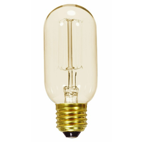 Satco Lighting Incandescent T14 Light Bulb Medium Base 120V by Satco S2417