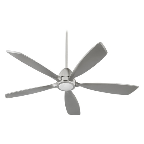 Holt 56-Inch LED Fan in Satin Nickel by Quorum Lighting