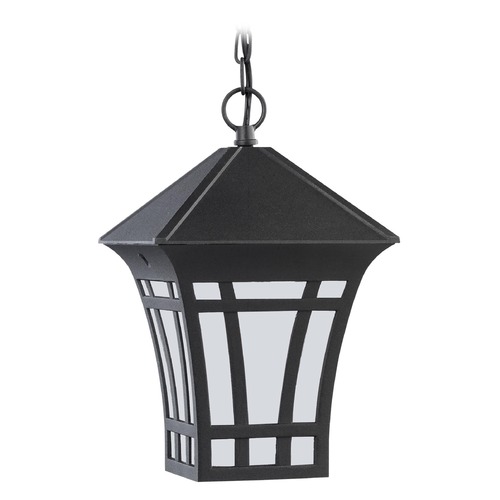 Herrington Black Outdoor Hanging Light by Generation Lighting
