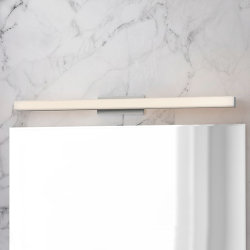 36-Inch LED Bathroom Vanity Light in Aluminum Finish by WAC Lighting