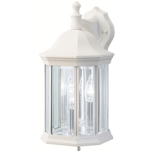 Kichler Lighting Chesapeake 13.75-Inch Outdoor Wall Light in White by Kichler Lighting 9777WH