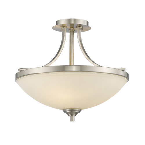 Z-Lite Bordeaux Brushed Nickel Semi-Flush Mount by Z-Lite 435SF-BN