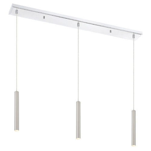 Z-Lite Forest Chrome LED Multi-Light Pendant by Z-Lite 917MP12-BN-LED-3LCH