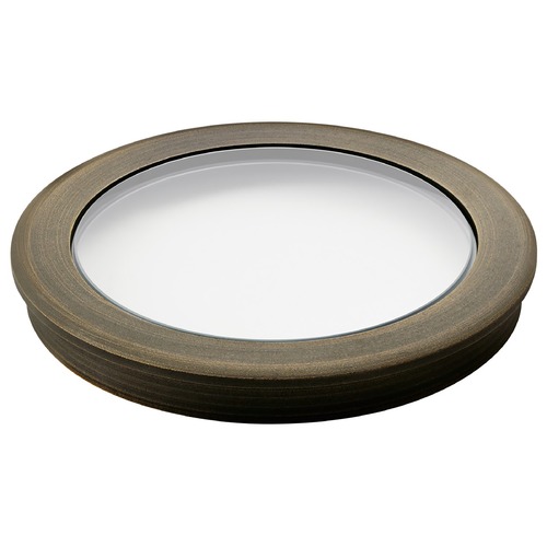 Kichler Lighting Uni-Sleeve Flat Glass Lens in Centennial Brass by Kichler Lighting 16191CBR