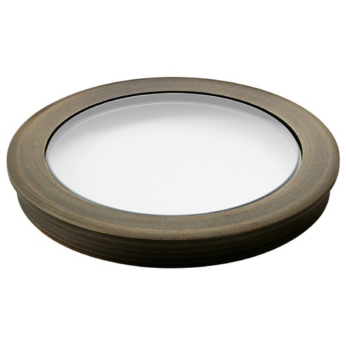 Uni-Sleeve Flat Glass Lens in Centennial Brass by Kichler Lighting