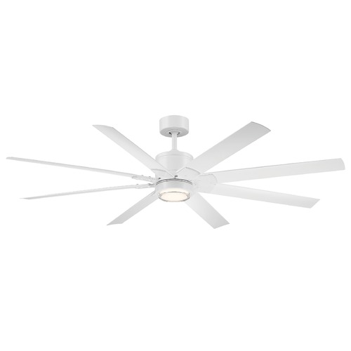 Modern Forms by WAC Lighting Renegade 52-Inch LED Outdoor Fan in Matte White 3000K by Modern Forms FR-W2001-52L-MW