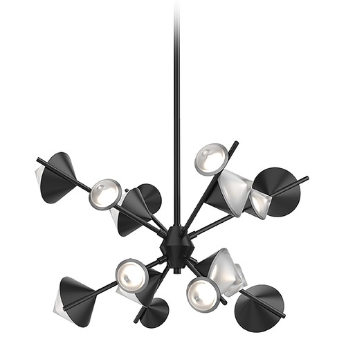Geode 25-Inch Chandelier in Black by Kuzco Lighting